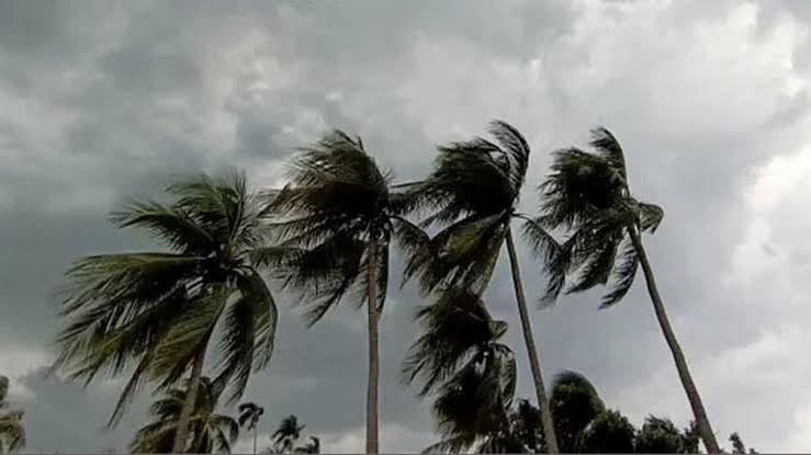 দুপুরের মধ্যে দেশের ৬ জেলার ওপর দিয়ে সর্বোচ্চ ৬০ কিলোমিটার বেগে ঝড় ও বজ্রবৃষ্টি হতে পারে বলে জানিয়েছে আবহাওয়া অধিদপ্তর।